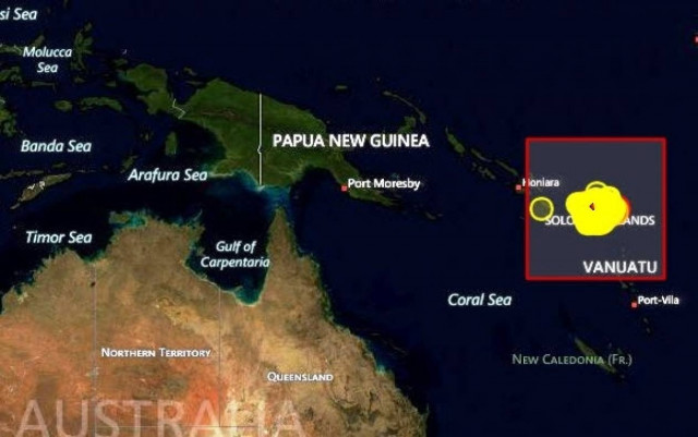 Σεισμός 5,8 Ρίχτερ στα Νησιά του Σολομώντα