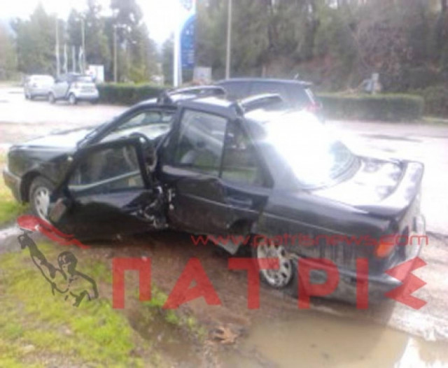 Ηλεία: Ώρες αγωνίας για ηλικιωμένο που «καρφώθηκε» με ΙΧ στις μπάρες