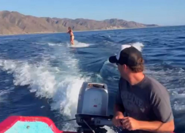 Βίντεο: Σερφάρει συντροφιά με τα δελφίνια!