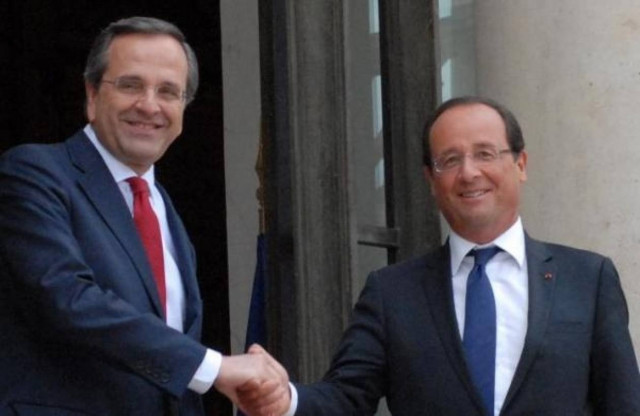 Ίδρυση Επιχ. Συμβουλίου Ελλάδας-Γαλλίας αύριο παρουσία Ολάντ-Σαμαρά