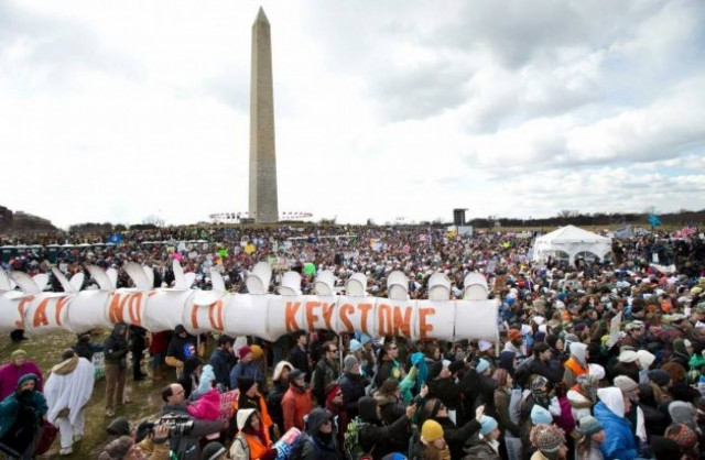ΗΠΑ: Χιλιάδες διαδήλωσαν στην Ουάσιγκτον για την κλιματική αλλαγή