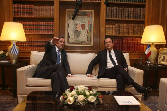 Βίντεο: Ο Ολάντ ρώτησε τον Σαμαρά για την όρασή του