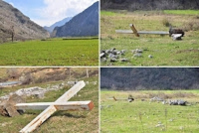 Κατέστρεψαν στην Κλεισούρα σταυρό για τους νεκρούς στρατιώτες του '40