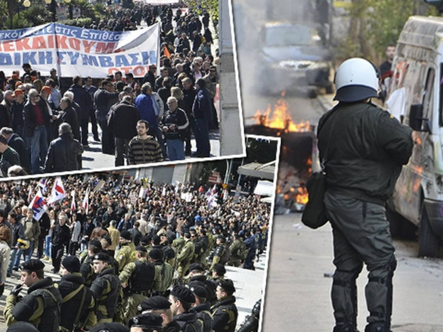 Mε μεγάλη συμμετοχή οι πορείες στο κέντρο της Αθήνας