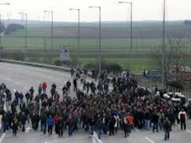 Tώρα: Κλειστό το ρεύμα ανόδου της ΠΑΘΕ στο ύψος του Κιλελέρ