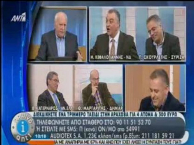 Βίντεο:Ο Κεφαλογιάννης πέταξε το μικρόφωνο και έφυγε από το στούντιο