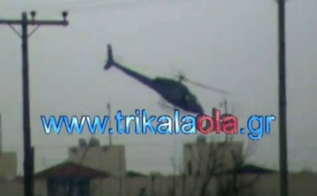Νέο βίντεο από τη στιγμή που το ελικόπτερο είναι πάνω από τις φυλακές