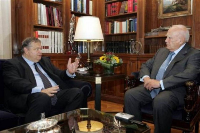 Συνάντηση Παπούλια - Βενιζέλου