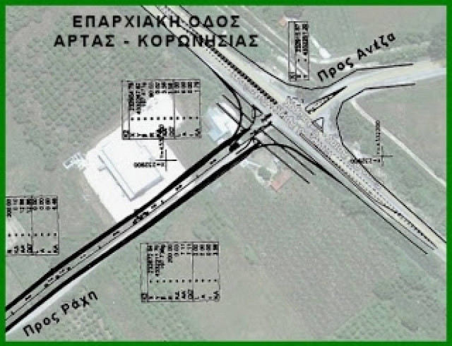'Αρτα: Δημοπρατείται ο κόμβος της επαρχιακής οδού