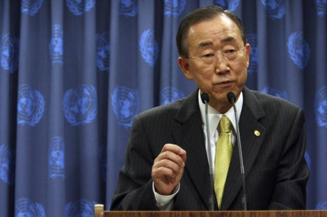 Ο Μπαν Κι-μουν ζήτησε από τον Λίβανο ουδετερότητα σε σχέση με τη Συρία