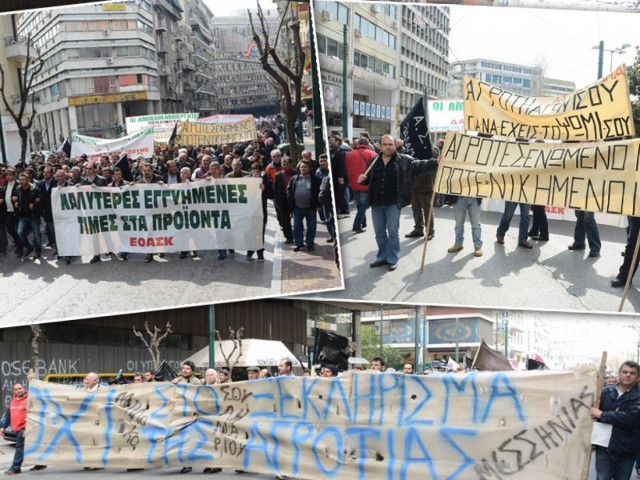 Πανελλαδικό συλλαλητήριο των αγροτών στην Αθήνα