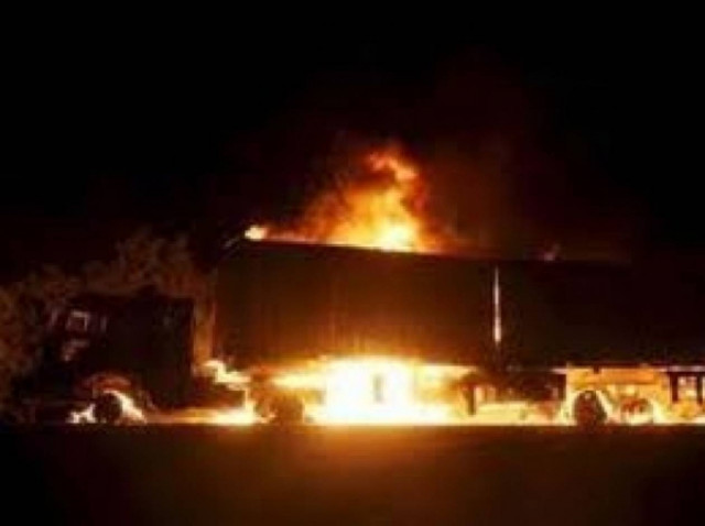 Στις φλόγες φορτηγό στο Αιγάλεω