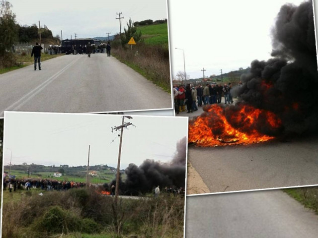 Μεταλλεία Ιερισσός: Ένταση και δακρυγόνα - Οι κάτοικοι στους δρόμους