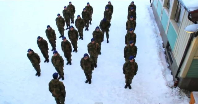 Ηarlem shake και στο στρατό!