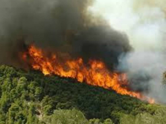 Εκτός ελέγχου η πυρκαγιά στο Μάραθο Ηρακλείου