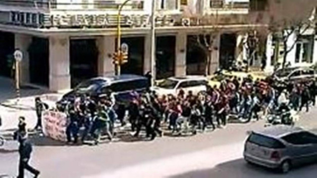 Βίντεο: Πορεία μαθητών στη Θεσσαλονίκη