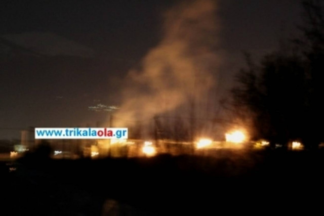 Βίντεο από τις εκρήξεις χειροβομβίδων στις φυλακές Τρικάλων