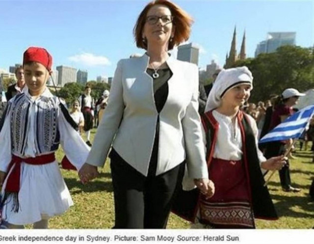 Τζούλια Γκίλαρντ: «Ζήτω η Ελλάς.  Ζήτω η Ελευθερία!»