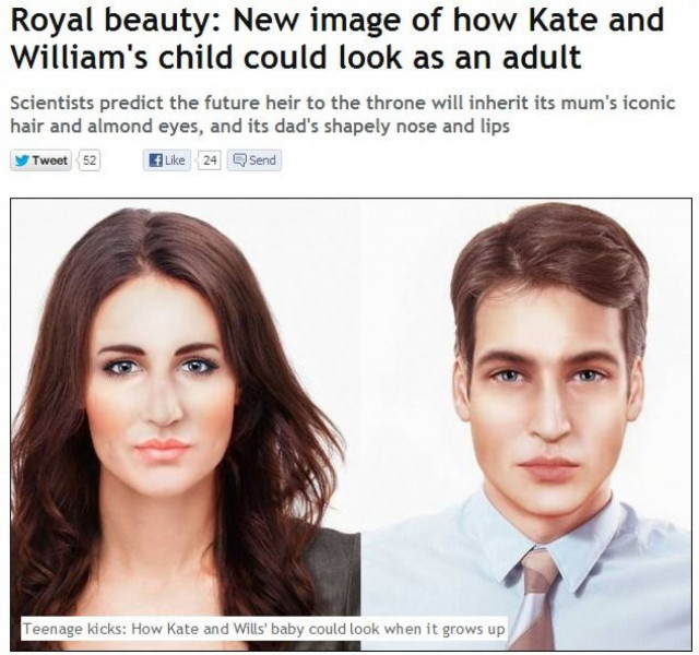 Έτσι θα μοιάζει το παιδί της Κέιτ και του Γουίλιαμ