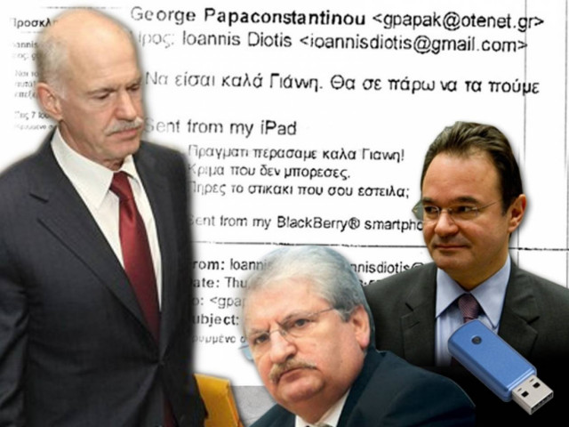 Η αλληλογραφία Διώτη – Παπακωνσταντίνου «καίει» τον Παπανδρέου