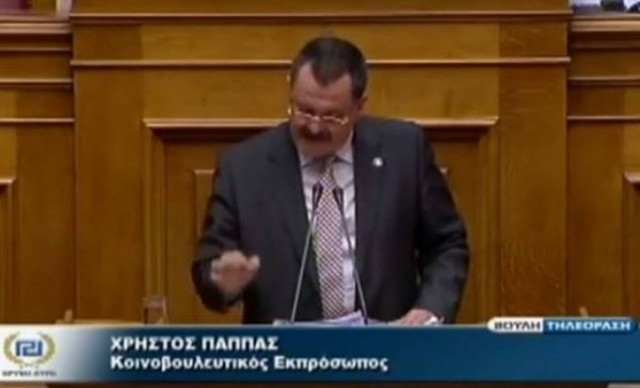 Βίντεο: Χρ.Παππάς: Συνήγορος του Μπόμπολα η Βουλή!
