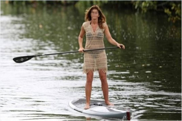 Δείτε ποιο πασίγνωστο μοντέλο τραβάει... κουπί (photos)!