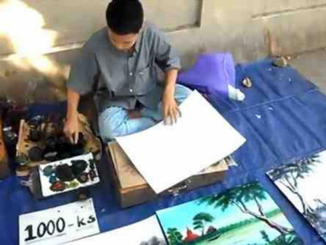 Βίντεο: Γνωρίστε τον Bob Ross της Μιανμάρ!