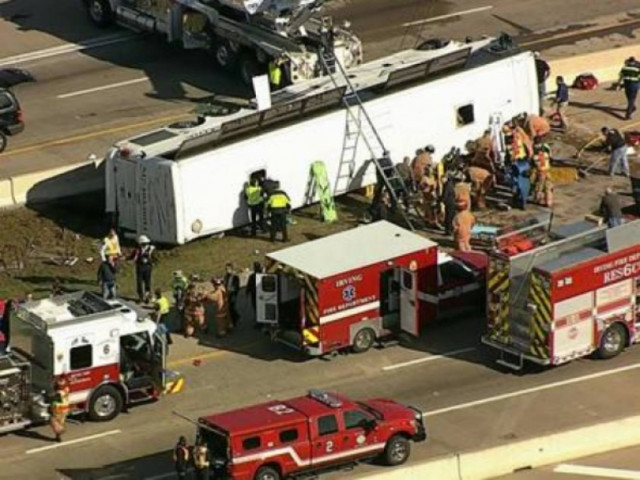 Δύο νεκροί και τριάντα τραυματίες από ανατροπή λεωφορείου