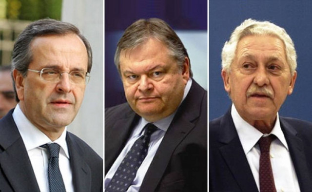 Συνάντηση Σαμαρά, Βενιζέλου, Κουβέλη το Σάββατο