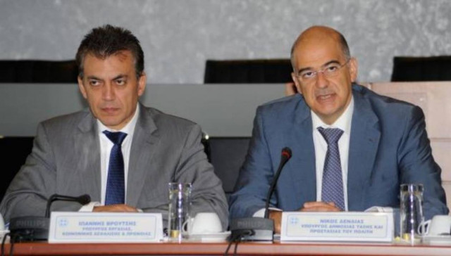 Σύσκεψη Βρούτση – Δένδια για την παραβατικότητα στην αγορά εργασίας