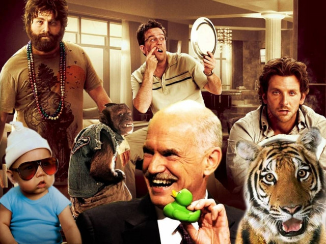 Πρωταγωνιστής στο “Hangover” o Γ. Παπανδρέου