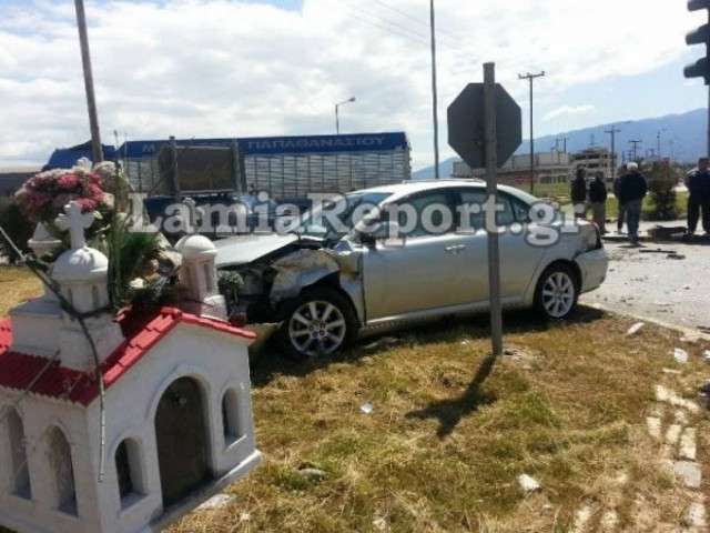 Λαμία: Δύο καραμπόλες σε διάστημα λίγων ωρών (pics-vid)