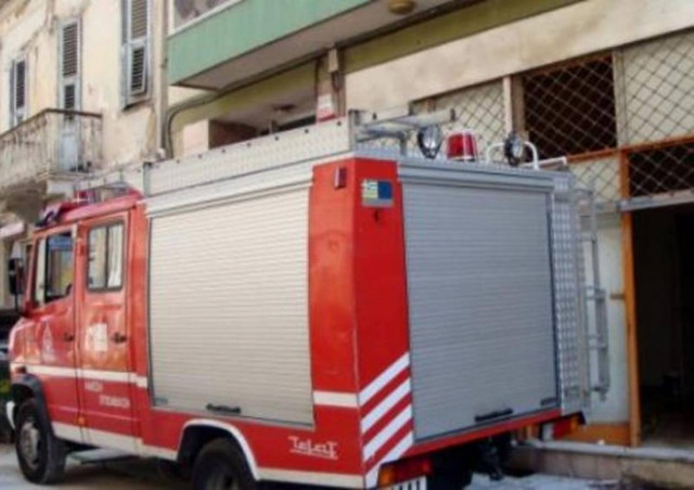 Στις φλόγες το αστυνομικό τμήμα Ιερισσού