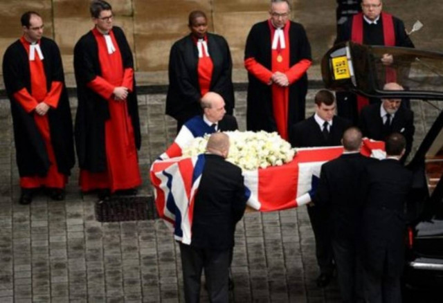 Ολοκληρώθηκε η κηδεία της Μάργκαρετ Θάτσερ