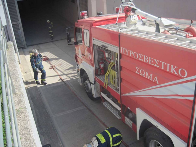 Αναστάτωση από πυρκαγιά στο Νοσοκομείο Τρικάλων