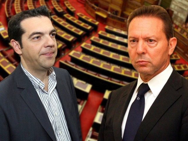 Σκληρή κόντρα Τσίπρα – Στουρνάρα στη Βουλή
