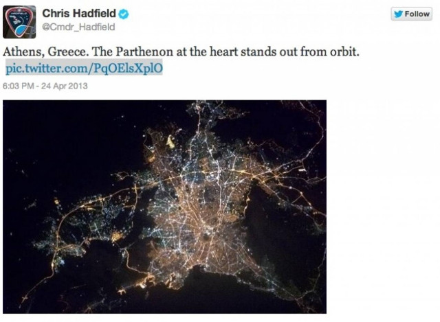Η φώτο που σαρώνει στο Διαδίκτυο: Η Αθήνα από το διάστημα!