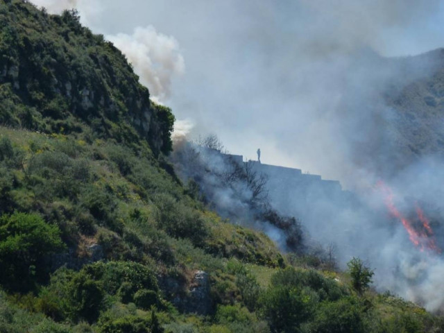 Συναγερμός στην Κρήτη: Πυρκαγιά στα Μεγάλα Χωράφια (pics)