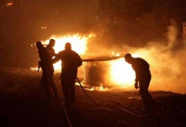 Στάχτη έγινε αποθήκη στα Σφακιά