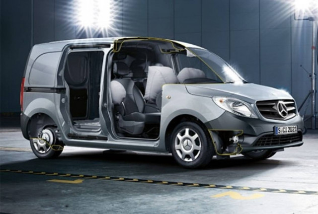 Ανακαλούνται 3.500 Mercedes Citan με ελαττωματικούς αερόσακους
