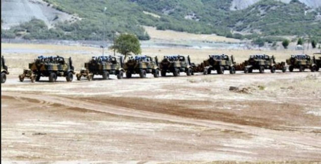 Τουρκική άσκηση κοντά στα σύνορα της Συρίας