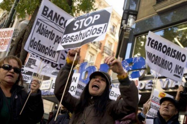 Χωρίς στέγη 40.000 οικογένειες στην Ισπανία το 2012