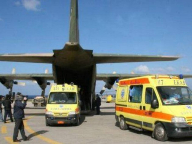 Αερογέφυρα ζωής από τη Χίο στο Ηράκλειο