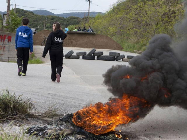 Νέα οδοφράγματα στην Ιερισσό