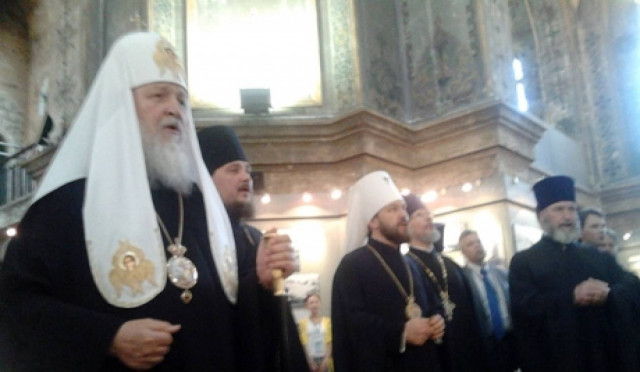 Ο Πατριάρχης Κύριλλος  στη Σαγκάη