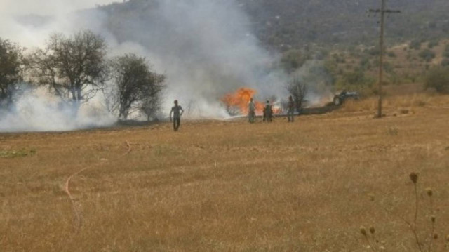 Είδε την φωτιά να φεύγει από τον έλεγχό του και έπαθε ανακοπή