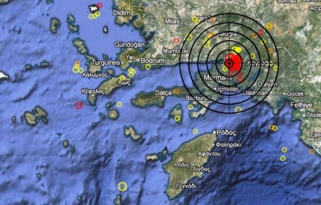 Σεισμός 4,4 Ρίχτερ στη νοτιοδυτική Τουρκία