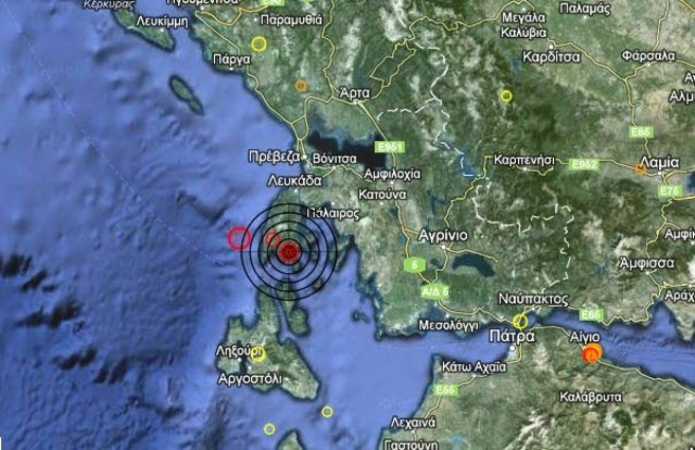 Σεισμός 3,5 Ρίχτερ στη Λευκάδα