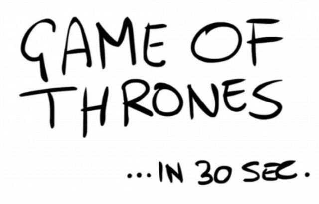 Οδηγός για άσχετους – Όλο το «Game of Thrones» σε 30 δευτερόλεπτα