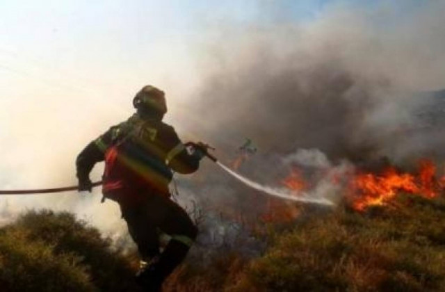 Yπό μερικό έλεγχο η φωτιά στα Διαβατά